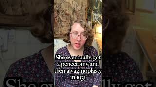 The First Trans Bottom Surgery #lgbt #trans #history