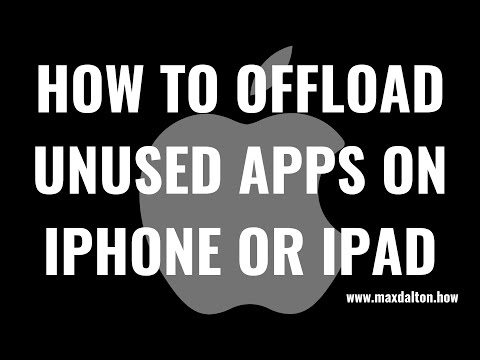 Video: Hoe kan ik het offloaden van ongebruikte apps uitschakelen?