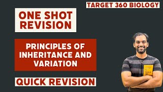 Principles of Inheritance and variation One shot revision