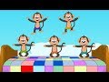 Five Little Monkeys | Nursery Song