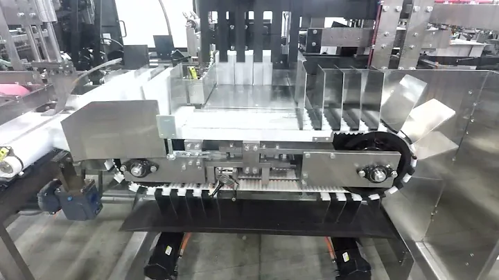 Knock Down Case Packer with High Speed Race Track for Cartons   Massman Automation