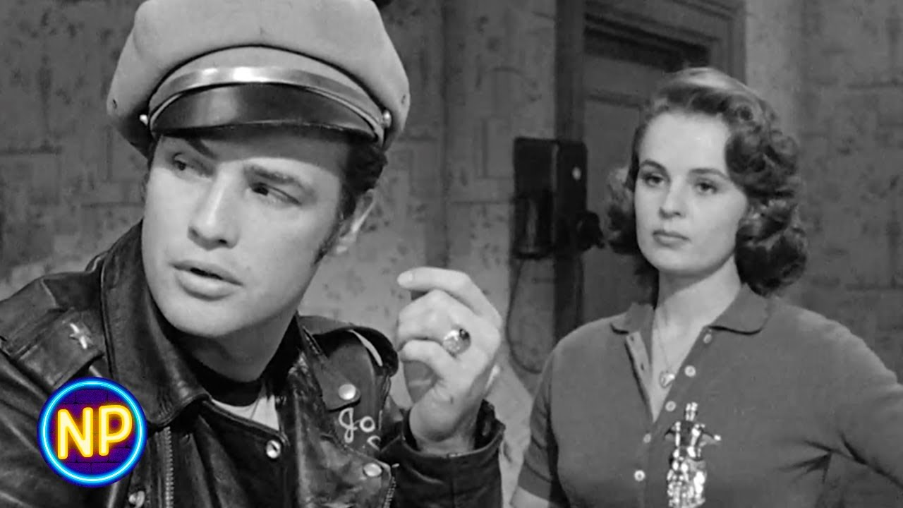 Bikers Overrun the Local Bar | The Wild One (1953)  | Now Playing