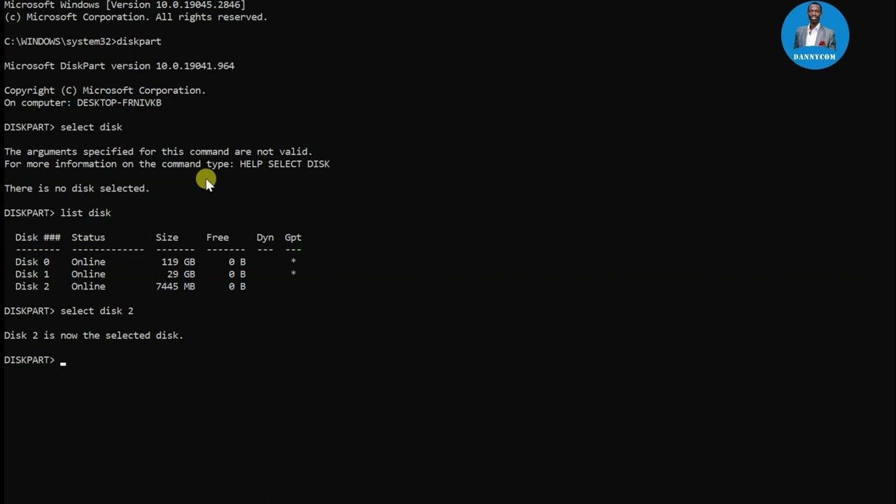 How To Make USB Drive Bootable For Windows Installation Using Commands ...