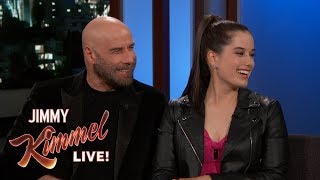 John travolta and his daughter ella bleu talk about shaving head,
oprah, muhammad ali, the most embarrassing thing has done as a
fathe...