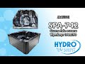 Hydro San - Wanna ogrodowa prezentacja Jacuzzi SPA-742 Czarna fala oceanu