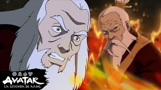 Sozin traiciona a Avatar Roku en el volcán 🌋 | Escena completa | Avatar: La Leyenda de Aang