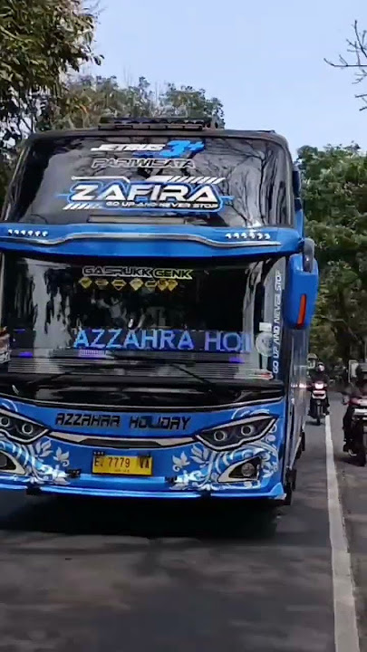 telolet basuri kaulah ibu ku versi Zafira #busmania #basuribussid #basuri