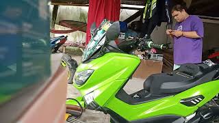 Installing Street King Side Mirror Version 2 On Nmax.