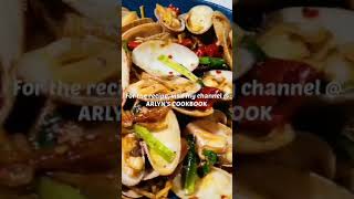 Easy Chilli Ginger Clams best  youtubeshorts  shorts recipe how homemade seafood food viral