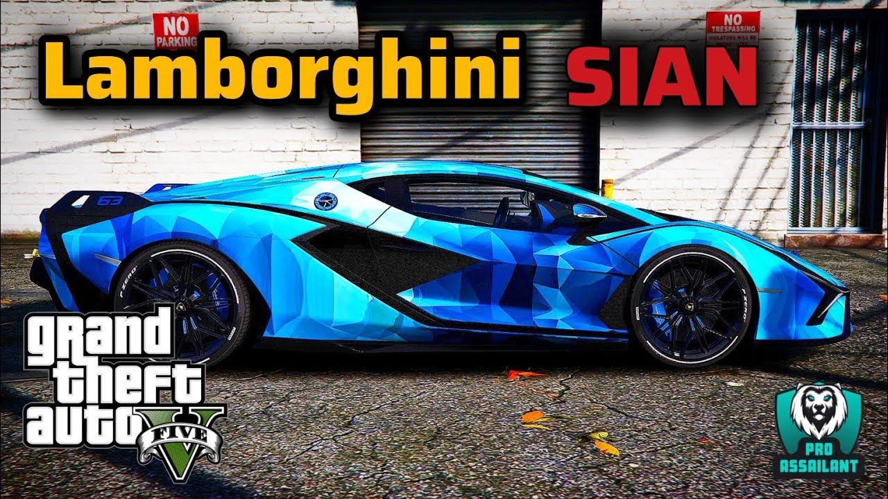 HOW TO ADD LAMBORGHINI SIAN IN GTA 5 | GTA5 Mod | HOW TO INSTALL CARS ...
