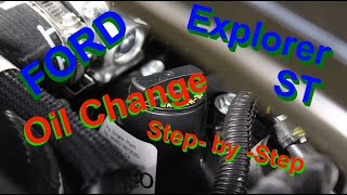 How To Change Oil In 2020+ Ford Explorer 3.0L Twin Turbo Step-by-Step Diy How To Oil Change 2020 Ford Explorer St Platinum