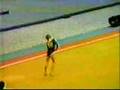 1986 bel  gym masters gymnastics oksana averkova floor ex