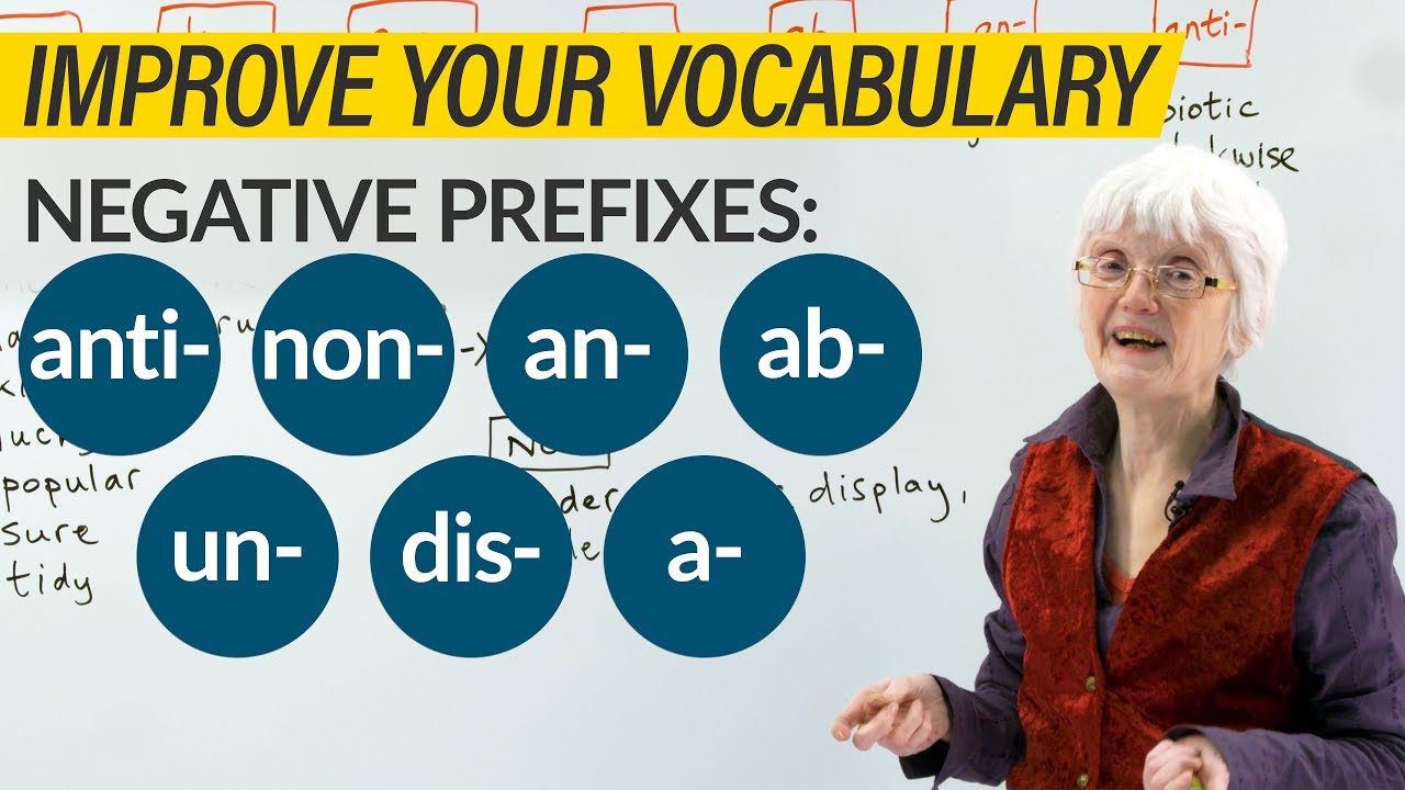 ⁣Negative Prefixes in English: UN-, DIS-, NON-, A-, AB-, AN-, ANTI-