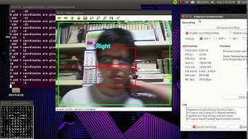 Face detection, tracking and direction of movement using HOG