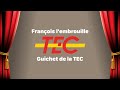 Franois lembrouille  guichet de la tec franaisanglais