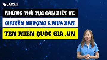 Những thủ tục cần biết về chuyển nhượng & mua bán tên miền quốc gia .VN | HOSTVN