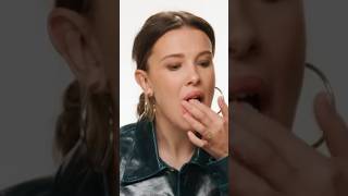 Милли Бобби Браун пробует отвратительную еду #milliebobbybrown #stragerthings