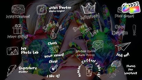 Apple Motion Template: Scribble Sketch Lower Thirds