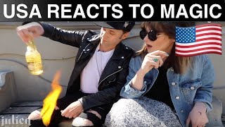 Americans React to Magic 🇺🇸-Julien Magic