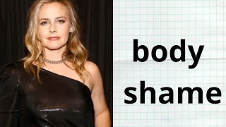 Alicia Silverstone slams body-shaming photo: ‘I think I look good’