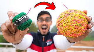 VIP Inside Rubber Band Ball | रबर बैंड बॉल के अंदर बड़ा पटाखा | Interesting Ending