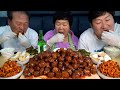 캠핑에도 제격!간편하게 먹는 매운 돼지꼬리 족발! (Hot Spicy Stir-fried Seasoned Pig's tail) 요리&먹방!! - Mukbang eating show