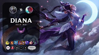 Diana Mid vs Yone - KR Master Patch 14.1