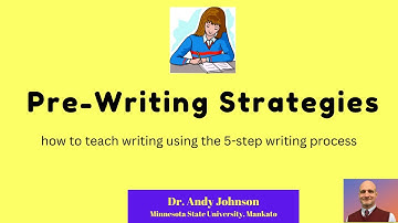 Pre-Writing Strategies