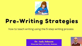 Pre-Writing Strategies
