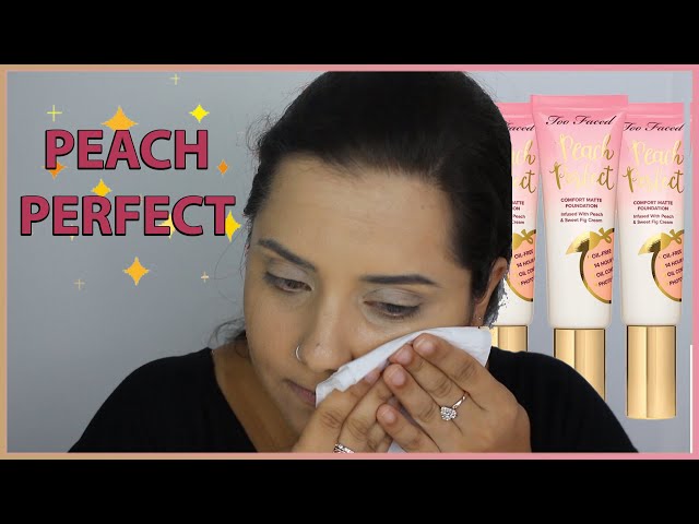 TESTANDO A BASE DA TOO FACED: PEACH PERFECT! 