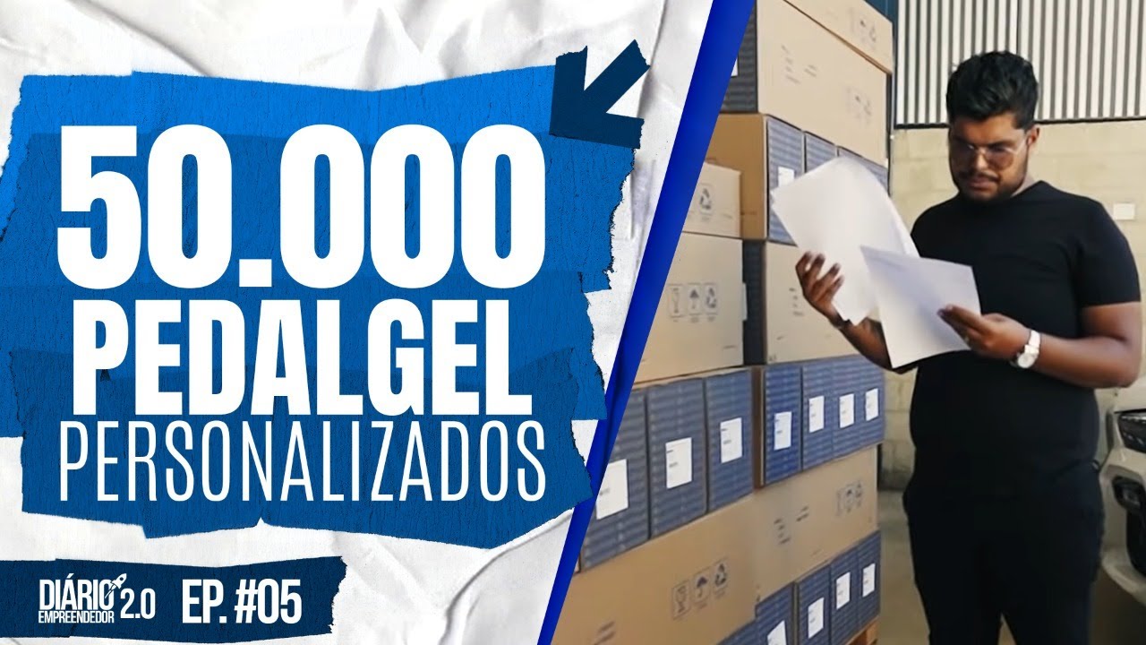 RECEBEMOS UM PEDIDO ENORME DE PEDALGEL PERSONALIZADO! - Diário Empreendedor 2.0 #05