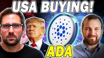 Cardano Price Prediction (USA Buying ADA?!)