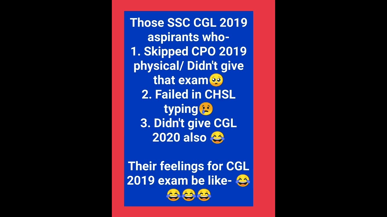 Some CGL 2019  aspirants be like 😂😂 | CGL 2019 court case update
