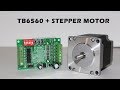 How to run stepper motor using TB6560 stepper driver