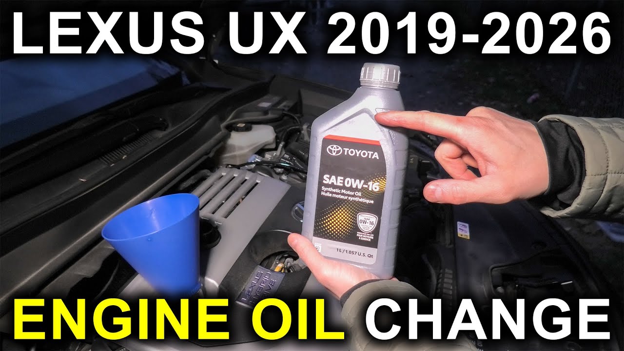 Lexus UX (2019-2026): Замена масла. Подробное руководство!
