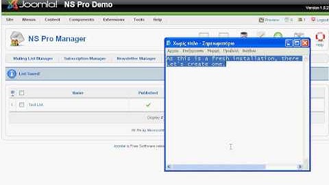 Mavrosxristoforos.com NS Pro Mailing List Manager