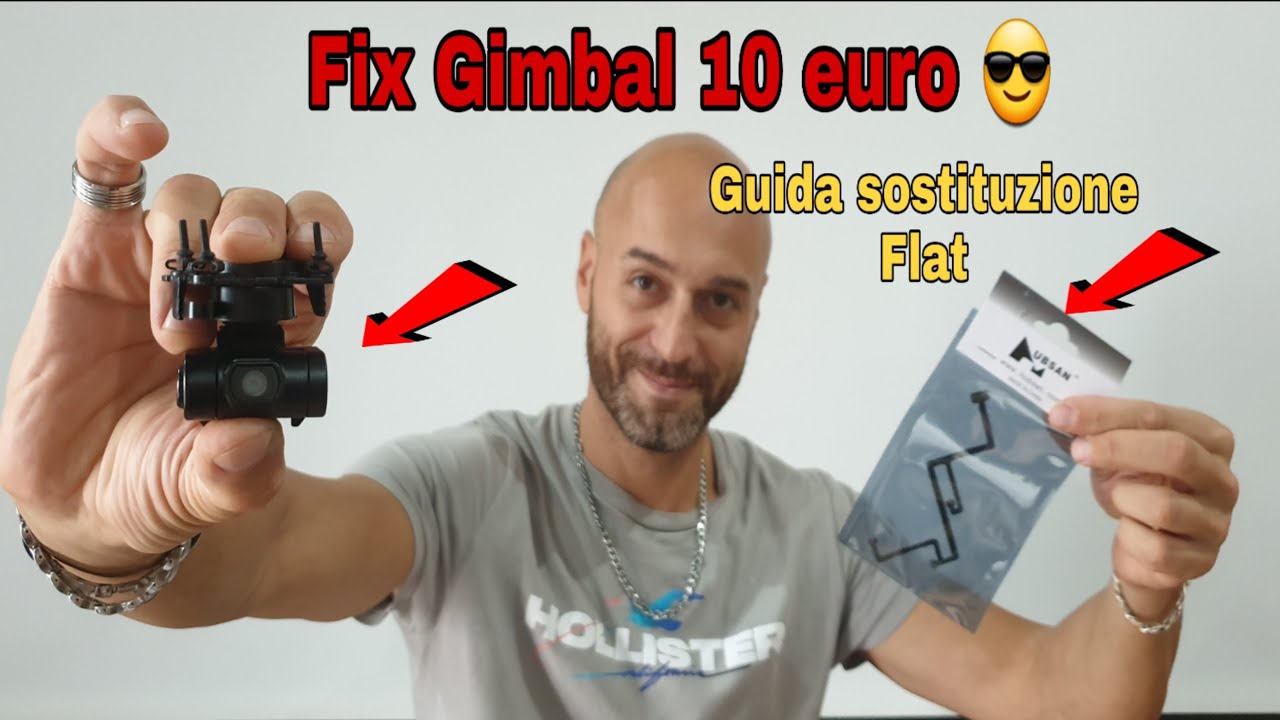 Guida Riparare Gimbal Zino Con 10 Euro Hubsan Fix Cable Flat Error 0x0004 Reset Button Youtube