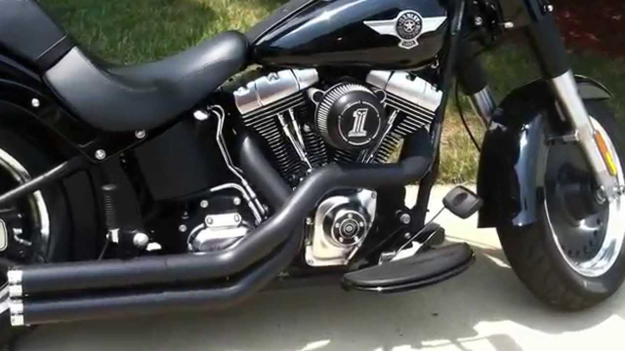  Harley  Davidson  Fatboy  Lo Dark Custom wtih Rinehart Racing 