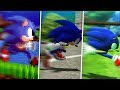 Overpowered Sonic through the Eras