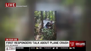 First responders talk about Sylacauga plane crash
