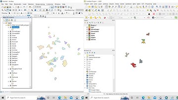RS & GIS QA11- Merge Multiple shapefile into Single Shapefile using ARCGIS and QGIS