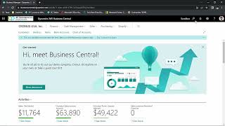 Brief Introduction of Dynamics 365 Business Central in 8 minutes