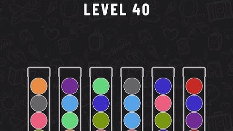 Ball Sort Puzzle Level 40 #ballsortpuzzle #puzzlegame #mobilegames #ballsortpuzzlegameplay