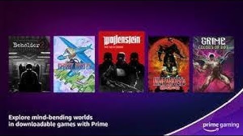 Amazon Prime April 2023 Free Games - Wolfenstein + More!! (Sneak Peek Trailer)