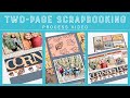 Scrapbooking Process Video - Starting With A Love Of Color Combination