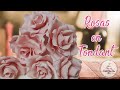 ROSAS DE FONDANT #rosasdefondant