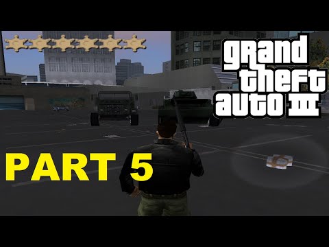 GTA 3 - 6 star wanted level playthrough - Part 5