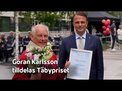 Göran Karlsson tilldelas Täbypriset 2022