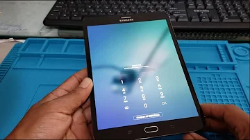 Como desativar o bloqueio de tela do tablet Samsung?