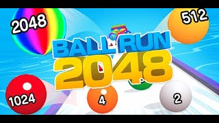 Ball Run 2048 Gameplay | Mobile | No Commentary